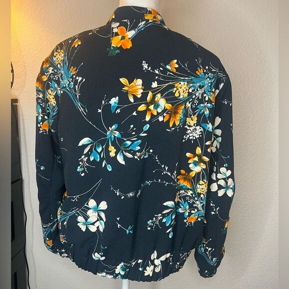 Zara trafaluc Floral Bomber jacket - Picture 3 of 3